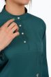 BLACKWELL – Tesettür Üniforma Üst Petrol Yeşili - Görsel 5