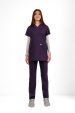 NOVA – Tesettür Üniforma Takım Koyu Mor - Görsel 2